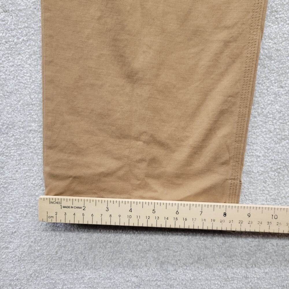 Duluth Trading Co Mens 36x30 Ballroom Khakis Tan Work Utility Pants Stretch - Picture 6 of 8